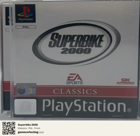 Superbike 2000 PlayStation, PAL box front