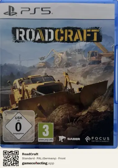 RoadCraft PlayStation 5, Germany box front