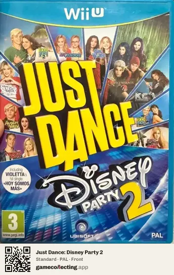 Just Dance: Disney Party 2 Nintendo Wii U, PAL box front