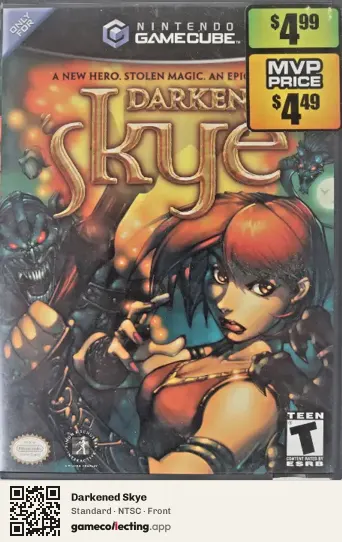 Darkened Skye Nintendo GameCube, NTSC box front