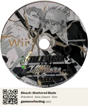 Bleach: Shattered Blade Nintendo Wii, Asia disc
