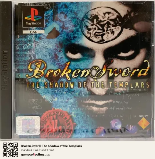 Broken Sword: The Shadow of the Templars PlayStation, Italy box front