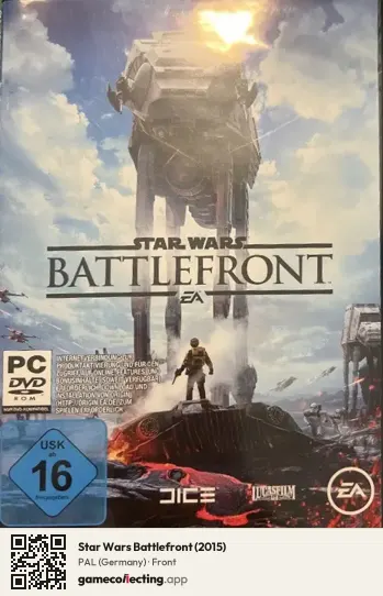 Star Wars Battlefront (2015) Computer, Germany box front