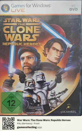 Star Wars: The Clone Wars: Republic Heroes Computer, Germany box front