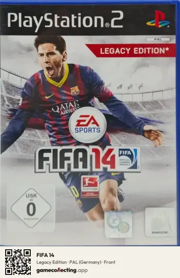 FIFA 14 PlayStation 2, Germany box front