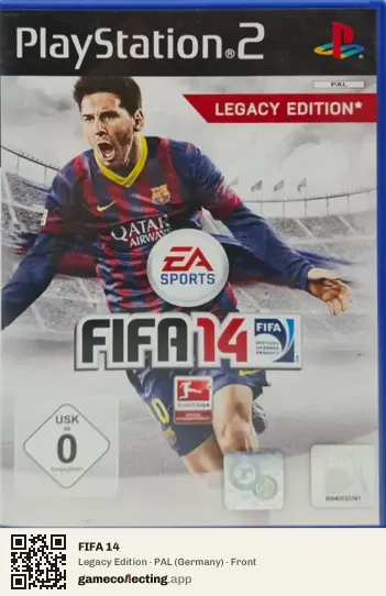 FIFA 14 PlayStation 2, Germany box front
