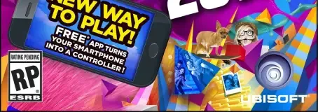 Just Dance 2016, the ESRB box on its front