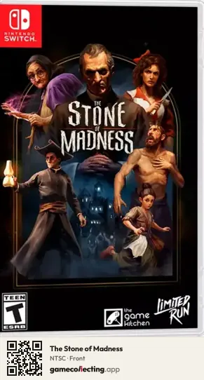 The Stone of Madness Nintendo Switch, NTSC box front