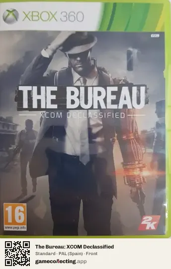 The Bureau: XCOM Declassified Xbox 360, Spain box front