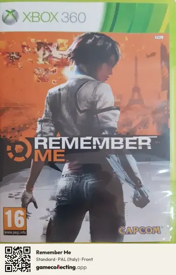 Remember Me Xbox 360, Italy box front