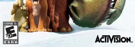 Ice Age: Dawn of the Dinosaurs, the ESRB box on its front