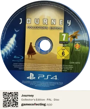 Journey PlayStation 4, PAL disc