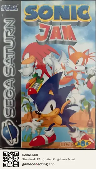 Sonic Jam Sega Saturn, United Kingdom box front