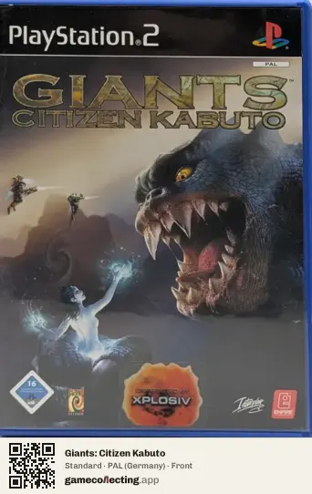 Giants: Citizen Kabuto PlayStation 2, Germany box front