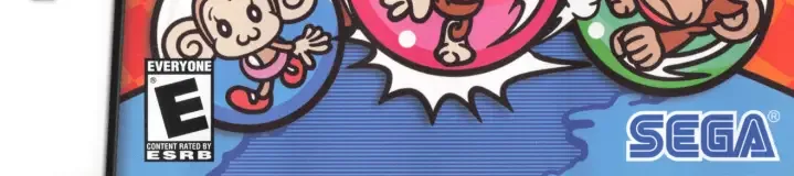 Super Monkey Ball Touch & Roll, the ESRB box on its front