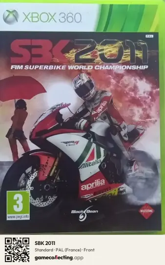 SBK 2011 Xbox 360, France box front