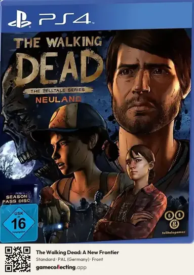 The Walking Dead: A New Frontier PlayStation 4, Germany box front