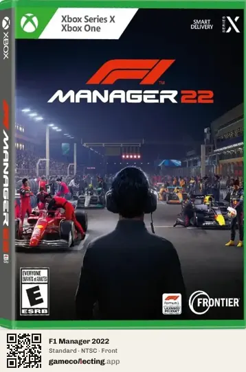 F1 Manager 2022 Xbox Series X, NTSC box front