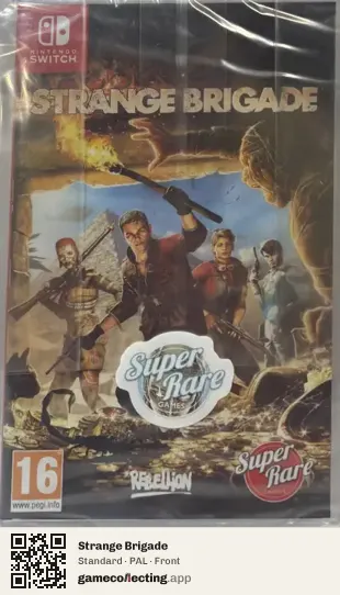 Strange Brigade Nintendo Switch, PAL box front