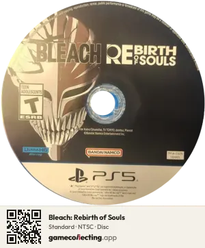 Bleach: Rebirth of Souls PlayStation 5, NTSC disc