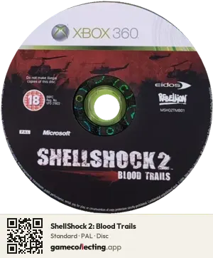 ShellShock 2: Blood Trails Xbox 360, PAL disc