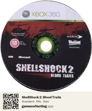 ShellShock 2: Blood Trails Xbox 360, PAL disc