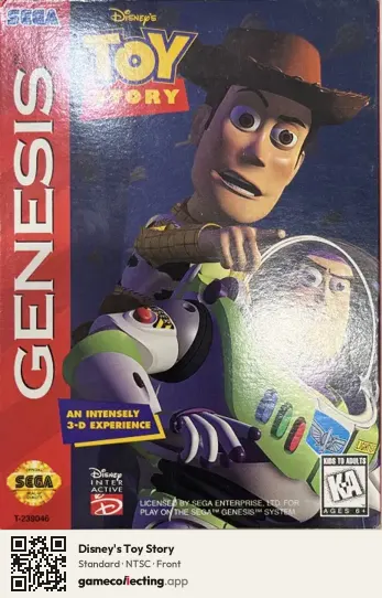Disney's Toy Story Sega Mega Drive / Genesis, NTSC box front