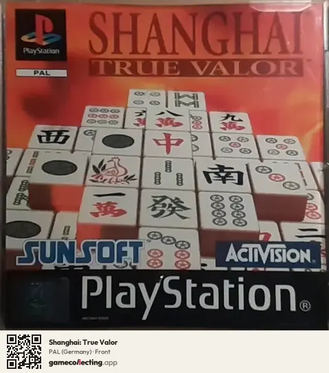 Shanghai: True Valor PlayStation, Germany box front
