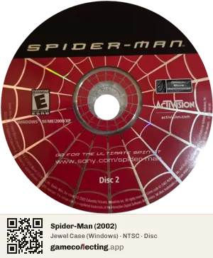 Spider-Man (2002) Computer, NTSC disc
