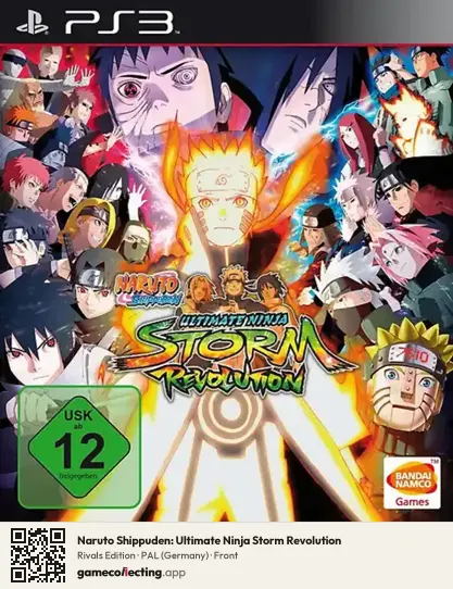 Naruto Shippuden: Ultimate Ninja Storm Revolution PlayStation 3, Germany box front