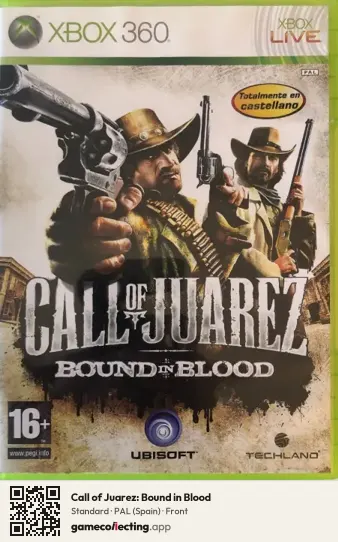Call of Juarez: Bound in Blood Xbox 360, Spain box front