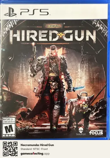 Necromunda: Hired Gun PlayStation 5, NTSC box front