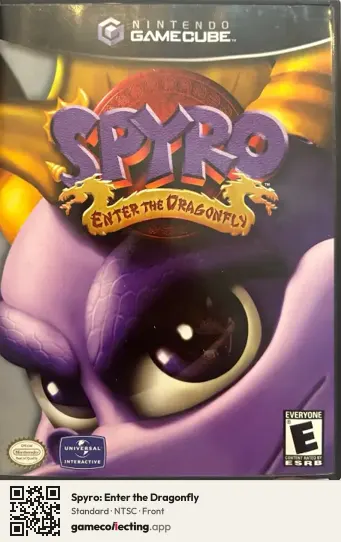 Spyro: Enter the Dragonfly Nintendo GameCube, NTSC box front