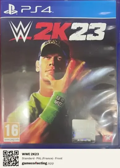 WWE 2K23 PlayStation 4, France box front
