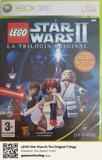 LEGO Star Wars II: The Original Trilogy Xbox 360, Spain box front