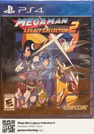 Mega Man Legacy Collection 2 PlayStation 4, NTSC box front