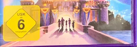 Kinect Disneyland Adventures, the USK square on its front