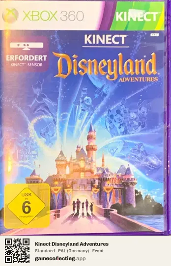 Kinect Disneyland Adventures Xbox 360, Germany box front
