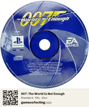 007: The World Is Not Enough PlayStation, PAL disc