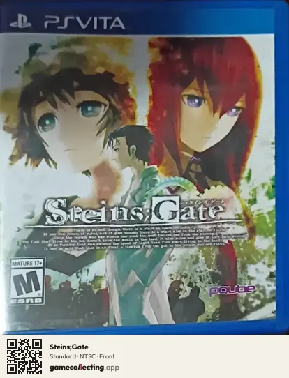 Steins;Gate PlayStation Vita, NTSC box front
