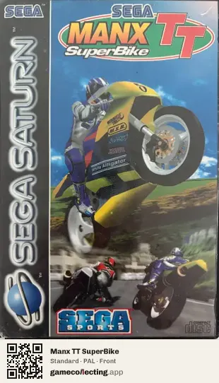 Manx TT SuperBike Sega Saturn, PAL box front