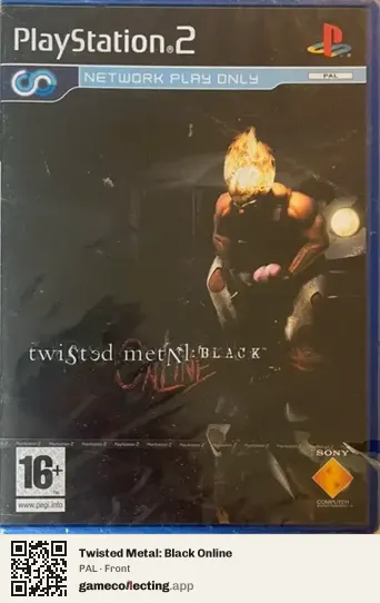Twisted Metal: Black Online PlayStation 2, PAL box front