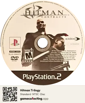 Hitman Trilogy PlayStation 2, NTSC disc