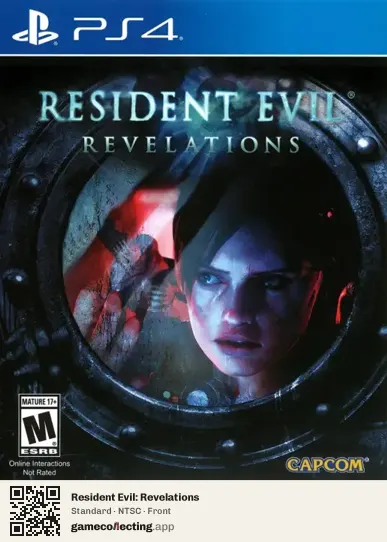 Resident Evil: Revelations PlayStation 4, NTSC box front