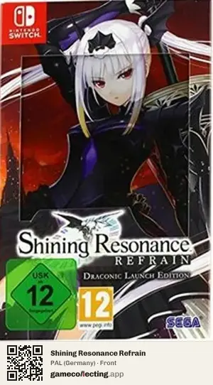 Shining Resonance Refrain Nintendo Switch, Germany box front