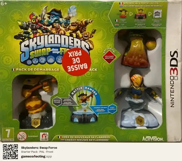 Skylanders: Swap Force Nintendo 3DS, PAL box front