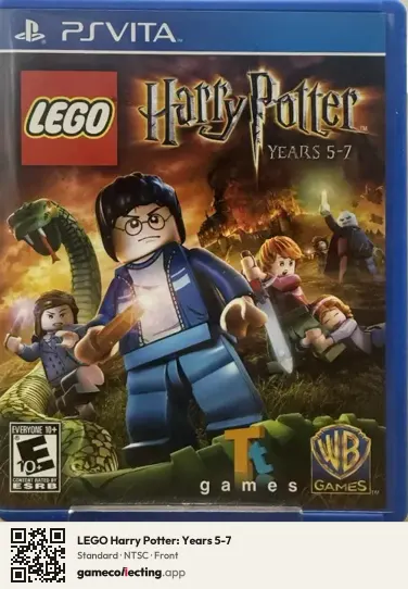 LEGO Harry Potter: Years 5-7 PlayStation Vita, NTSC box front