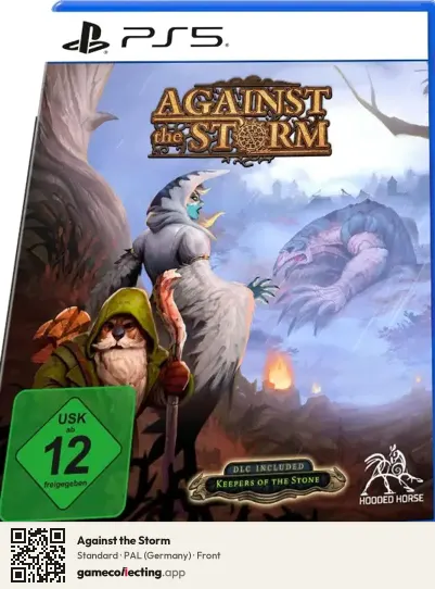 Against the Storm PlayStation 5, Germany box front