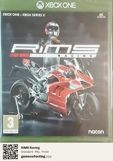 RiMS Racing Xbox One, PAL box front