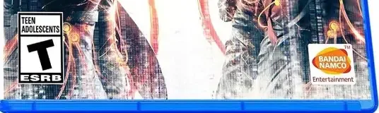 Scarlet Nexus, the ESRB box on its front